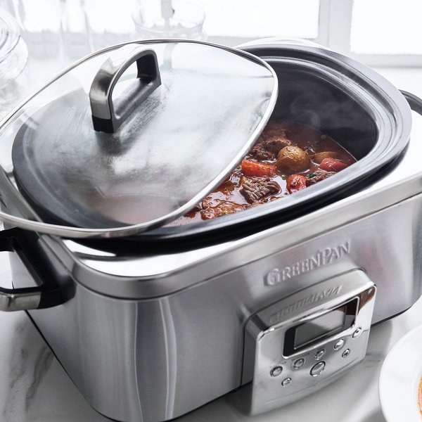 Elite Slow Cooker, stainless steel