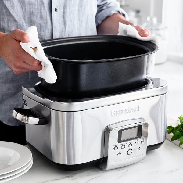 Elite Slow Cooker, stainless steel