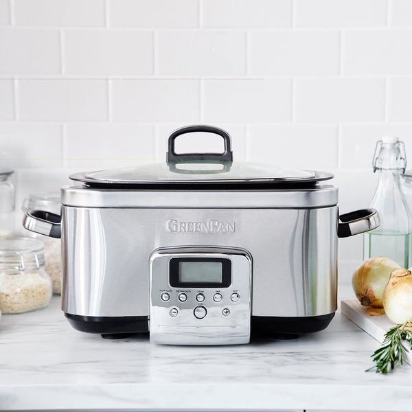 Elite Slow Cooker, stainless steel