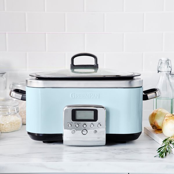 Elite Slow Cooker, blue haze