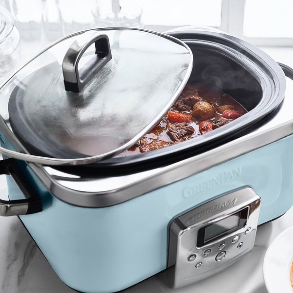 Elite Slow Cooker, blue haze