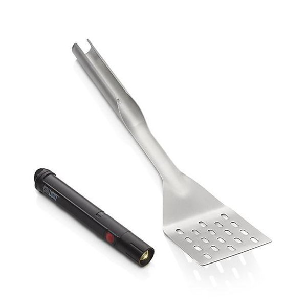 Stekespade med LED-lampe