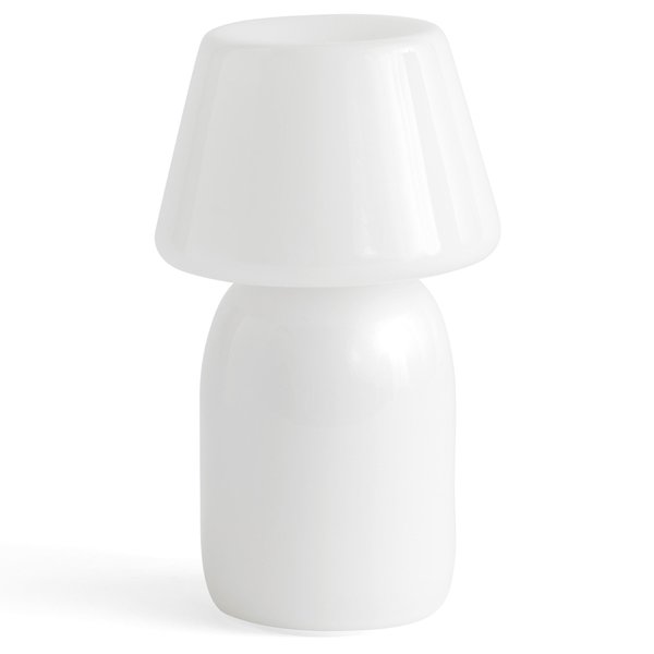 Apollo Portable bordslampa, white glass