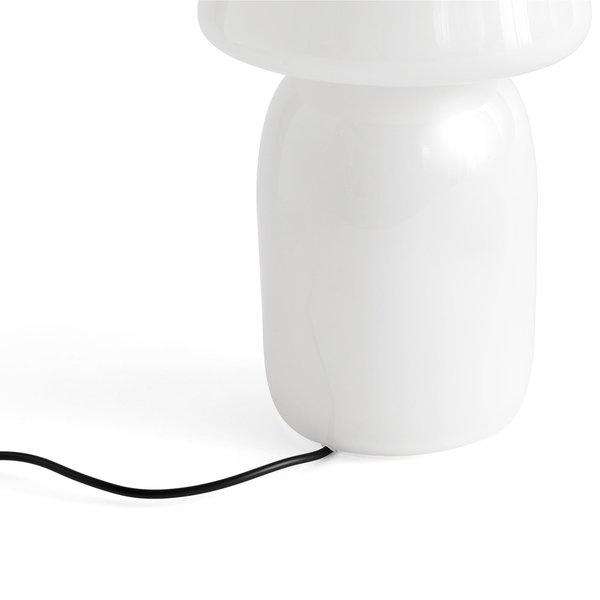 Apollo Portable bordslampa, white glass