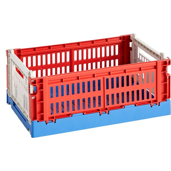 Colour Crate Mix opbevaringskasse small, red