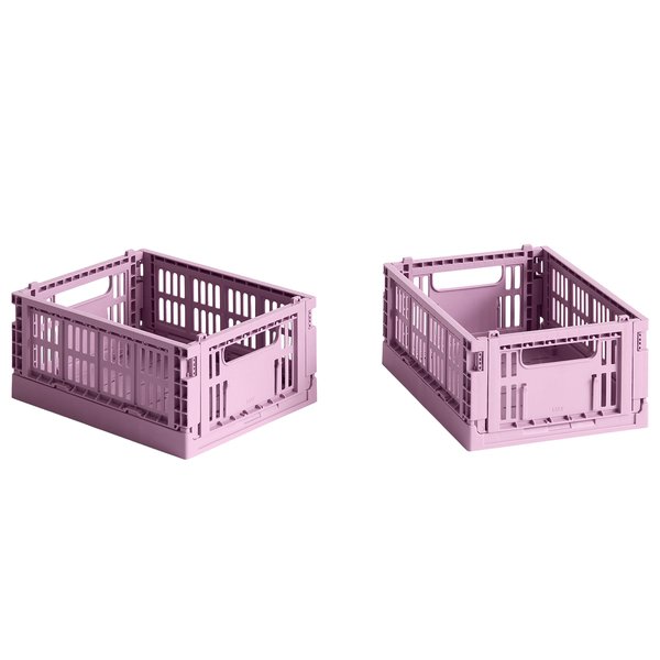 Colour Crate oppbevaringsboks mini dusty rose, 2 stk.