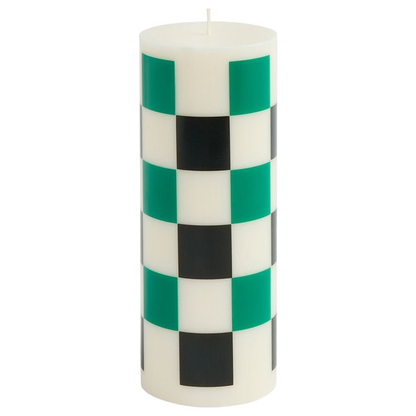 Hay Column lys medium, white green/black check