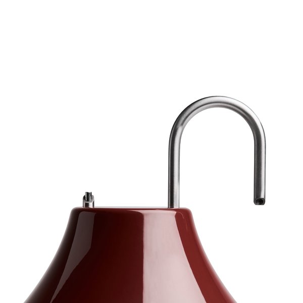 Mousqueton Portable bordslampa, red
