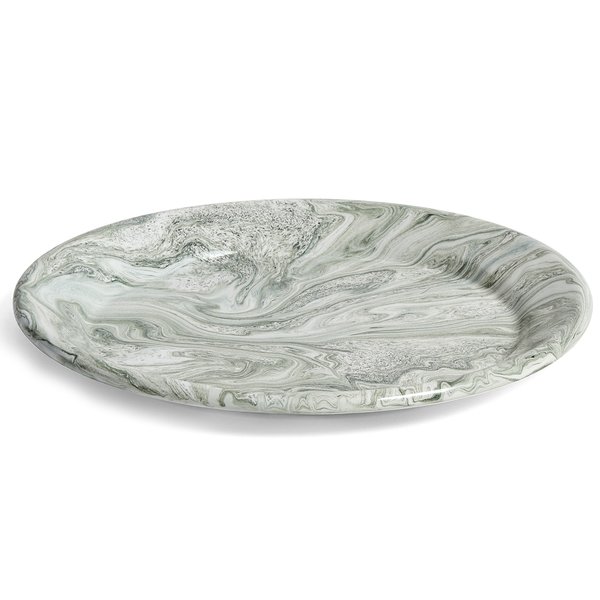 Soft Ice middagstallrik, 26 cm, grön