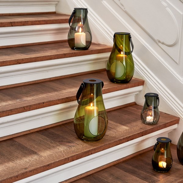 Design With Light lanterne, 25 cm, olivengrøn