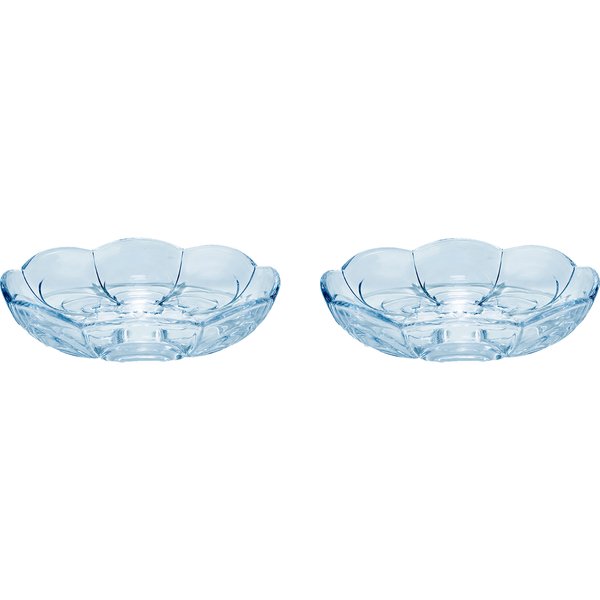 Lily desserttallrik 2-pack, 16 cm, blue iris