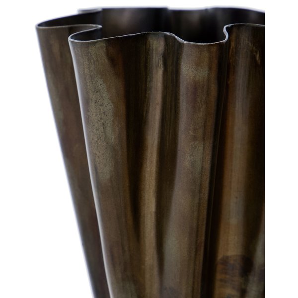 Flood vase Ø12.5, antikk brun