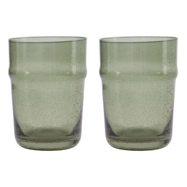 Rain glass 10.5 cm 2-pack, grønn