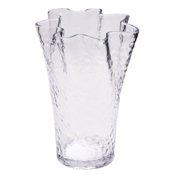 Ruffle vase, klar