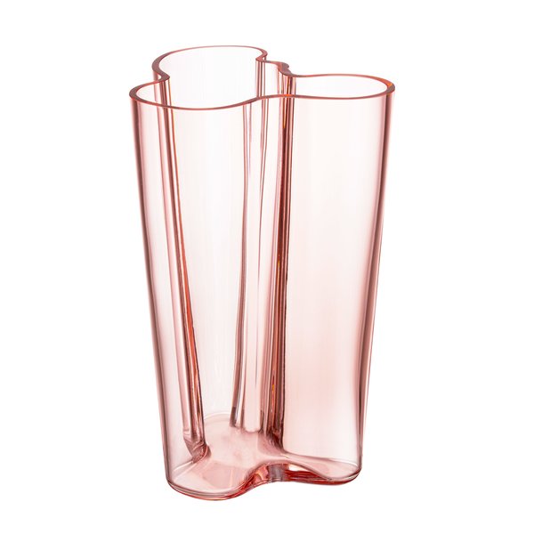 Aalto vase 25,1 cm, laksrosa