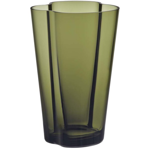 Aalto Vase 220 mm Mosegrønn