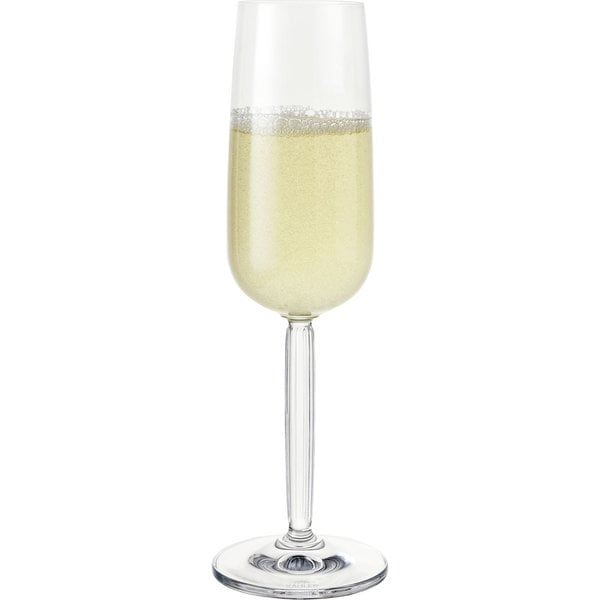 Hammershøi champagneglass, 24 cl, 2 stk, klar