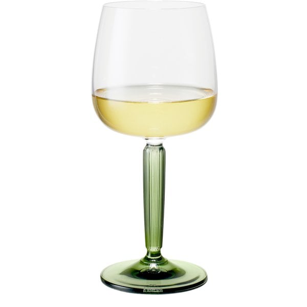 Hammershøi hvitvinsglass 35 cl Ø 8,5 cm 2 stk, grønn