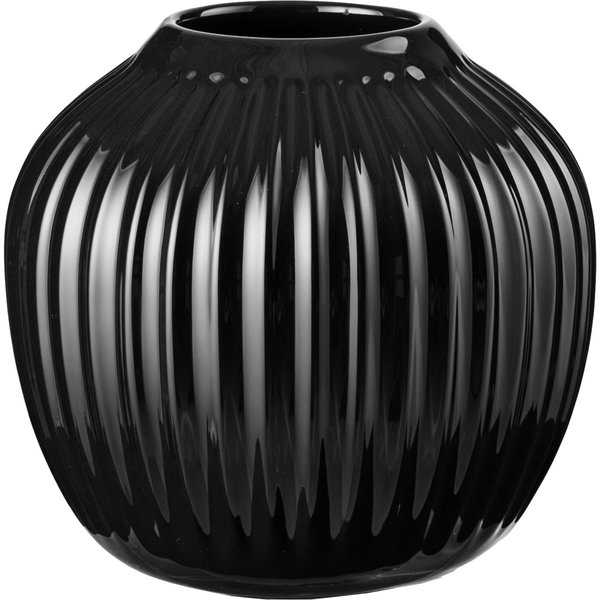 Hammershøi vase 13 cm, sort