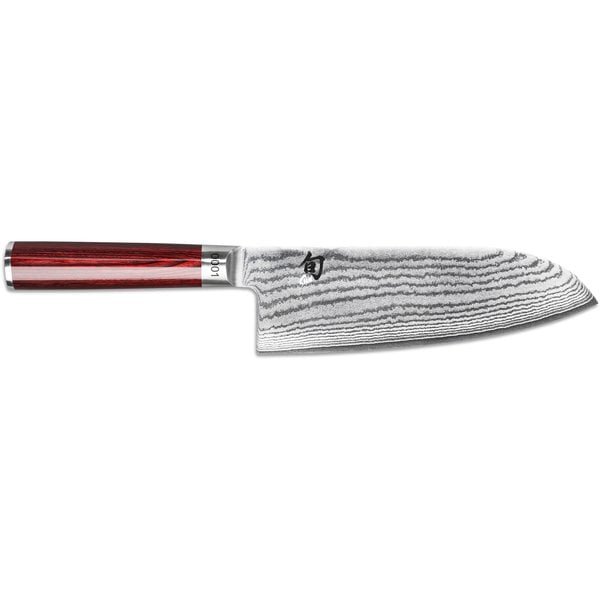 Bred Santokukniv 19 cm Shun Classic Red – Limited Edition