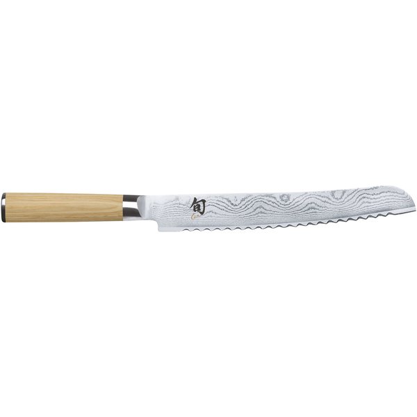 Shun Classic White brødkniv, 23 cm