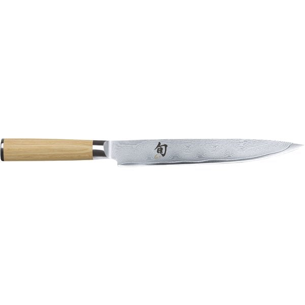 Trencher-kniv eller kjøttkniv Shun Classic White, bladlengde 23 cm