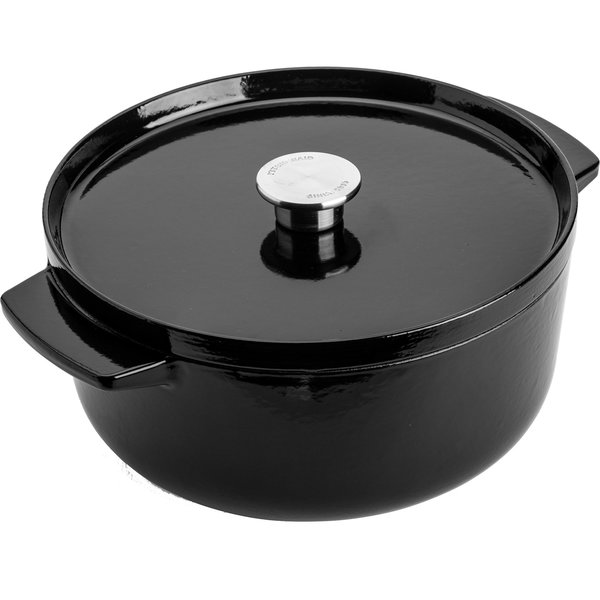 Støpejernsgryte 26 cm/5,2 liter, onyx black