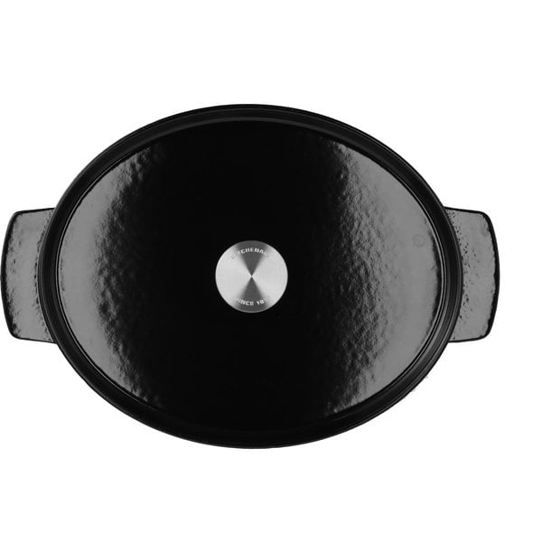 Gjutjärnsgryta oval 30 cm/5,6 liter, onyx black