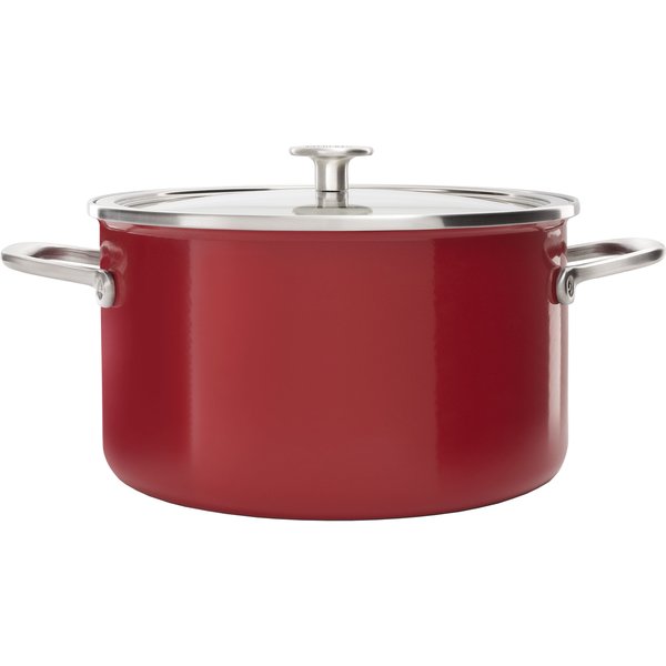 Cookware Collection Gryte med lokk 24 cm, Rød