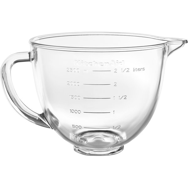 Glasskål till köksmaskin 3,3 liter