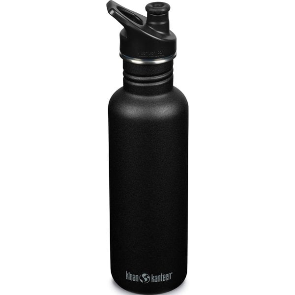 Vattenflaska Classic med Sportlock 800 ml. Svart