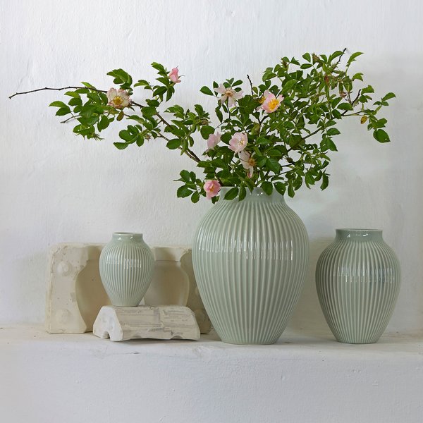 Ripple vase 27 cm, mint