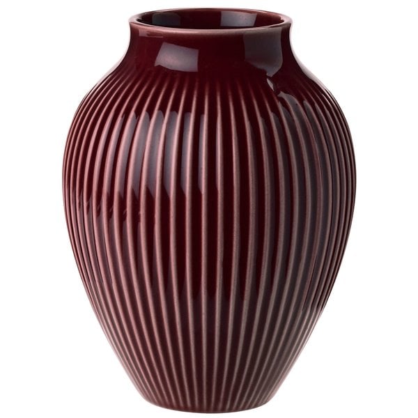 Vase 12,5 cm, ripple berry