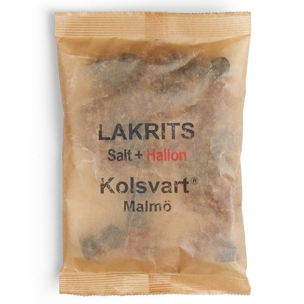 Salt + Hallon lakrits, 120 g