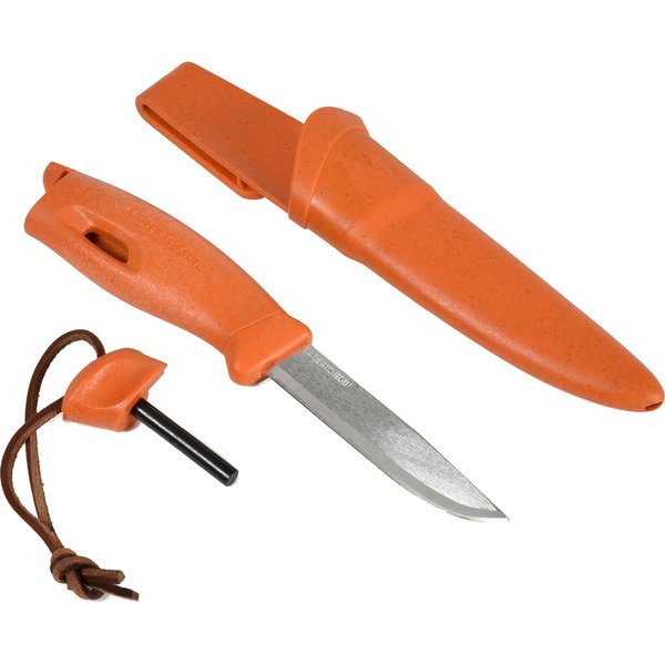 Svensk FireKnife 2-i-1, rusty orange