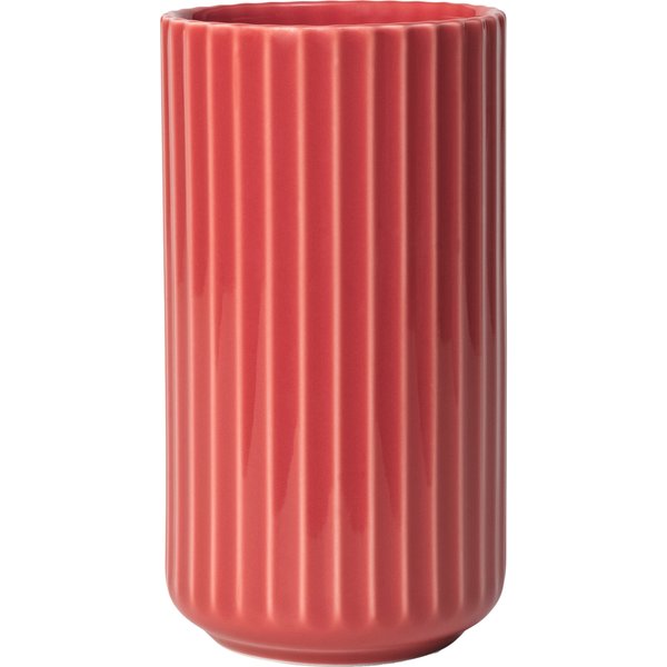 Lyngby vase 15.5 cm, rød