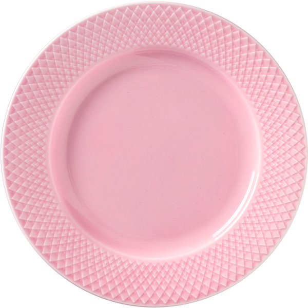 Rhombe frokosttallerken 21 cm Rosa