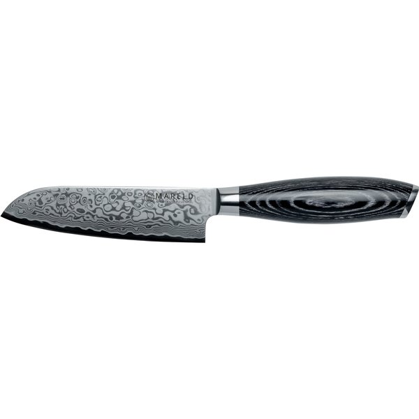 Akio santokukniv 13 cm, svart