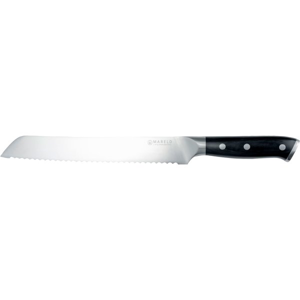 Brødkniv 23 cm, svart