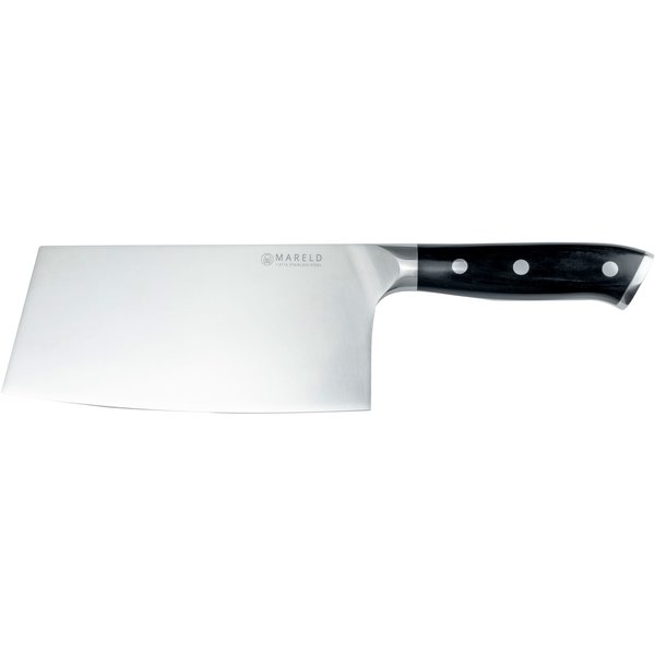 Cleaver kniv 18 cm, svart