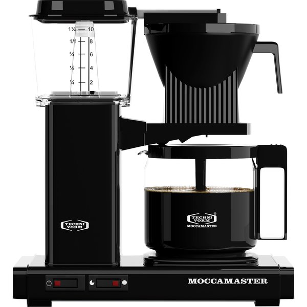 Automatic-kahvinkeitin, musta