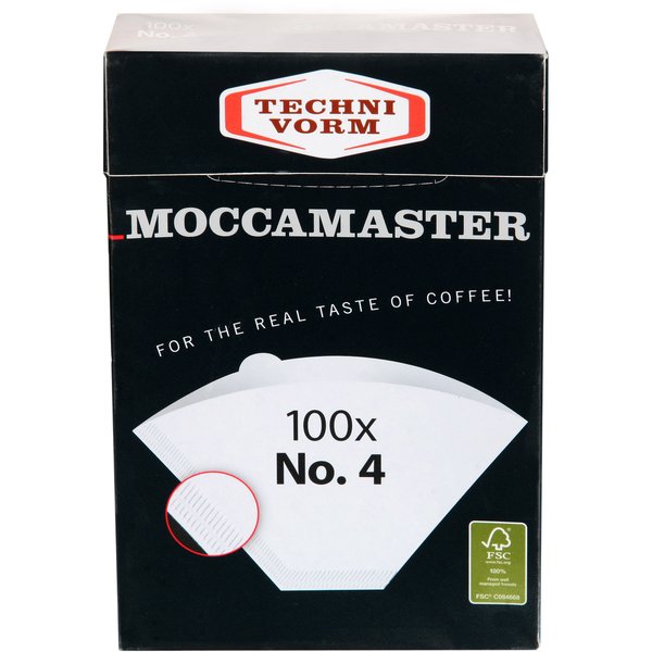 Kaffefilter Størrelse 1x4 100 stk