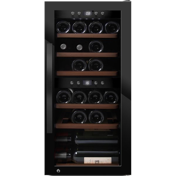 WineExpert 24 vinkøleskab, sort