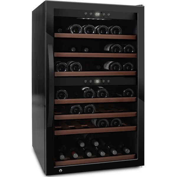 WineExpert 66 vinkøleskab, sort