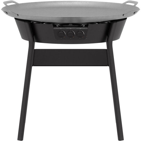 Stekeplatesett med gassbrenner LL Black 100 cm