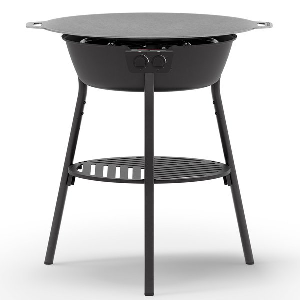 Stekeplatesett med gassbrenner LL Black 78 cm