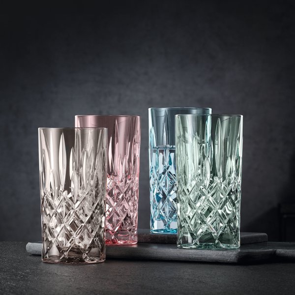 Noblesse longdrinkglass, rosé, 2 stk