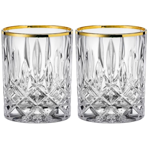 Noblesse tumblerglass 2-stk, 29,5 cl, gold