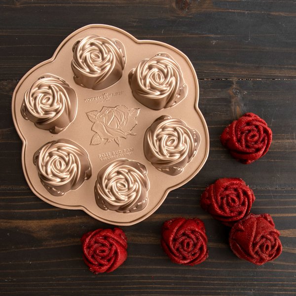 Rosebud bakeform