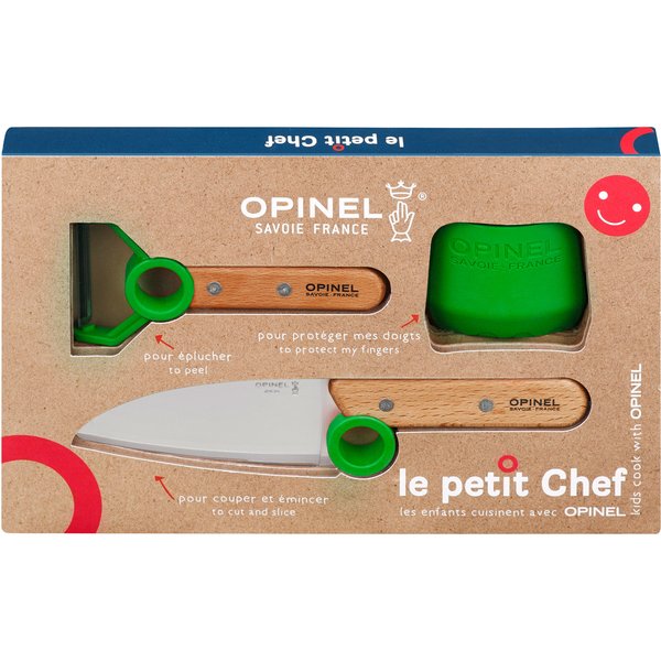 Le Petit Chef barnesett 3 deler, grønn